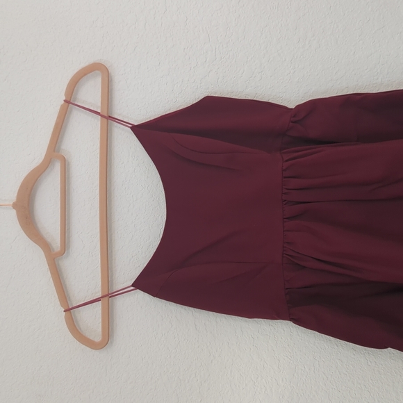 Showpo Wild Night Scoop Neck A-Line Dress Red Sz 10 party cocktail feminine - Picture 4 of 10